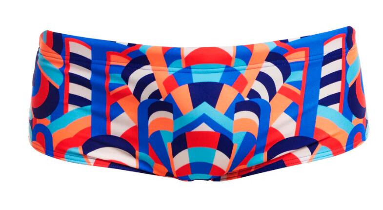 Kąpielówki chłopięce spodenki bokserki szybkoschnące na basen Funky Trunks 3/4