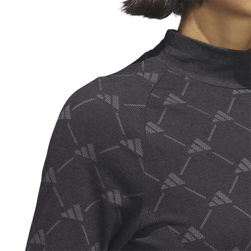 T-shirt manches longues femme adidas Ultimate365 Tour Monogram Mock