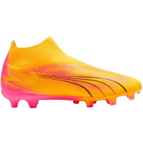 Buty piłkarskie PUMA Ultra Match+ LL Fg/Ag sunset glow/pumasun stream