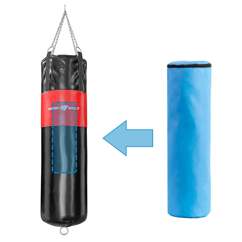 Sac de frappe et sac de sable non rempli 180 cm fi45cm MARBO SPORT - Main Image