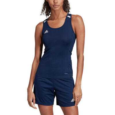 Unterhemd adidas Wms T19 Tank-shirt. Blau. Damen