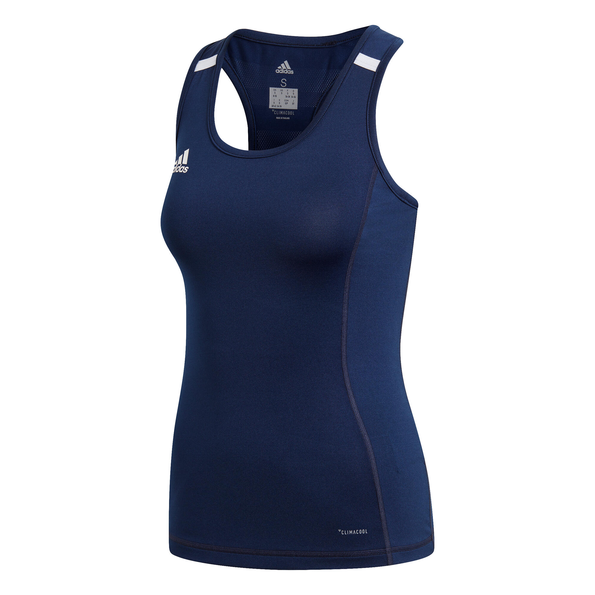 Onderhemd adidas Wms T19 Tank-shirt, Blauw, Dames 2/5