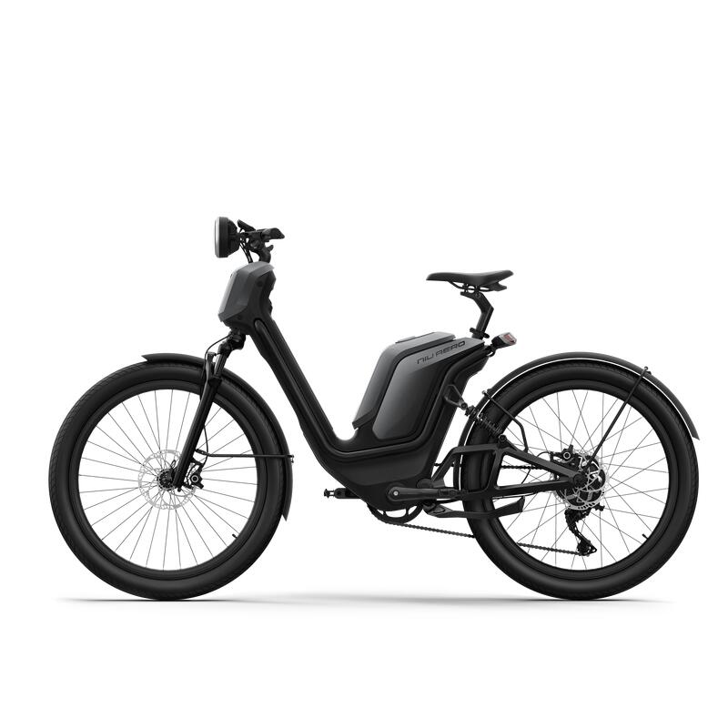Bicicleta Electrica NIU AERO 27800 - 27.5 Inch, 450mm, Negru-Gri
