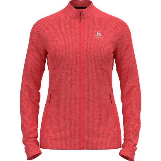 Polaire Odlo Tencia Zip Femme microgrid rosa XS