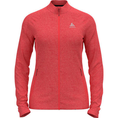 Odlo Fli Zipper Fleecejacke Grau Damen