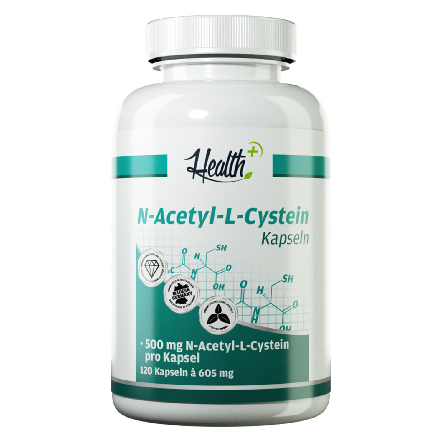 ZEC+ NUTRITION Zec+ Health+ N-Acetyl L-Cysteine (120) Unflavored - Aminozuren - Aminozuur-Mix