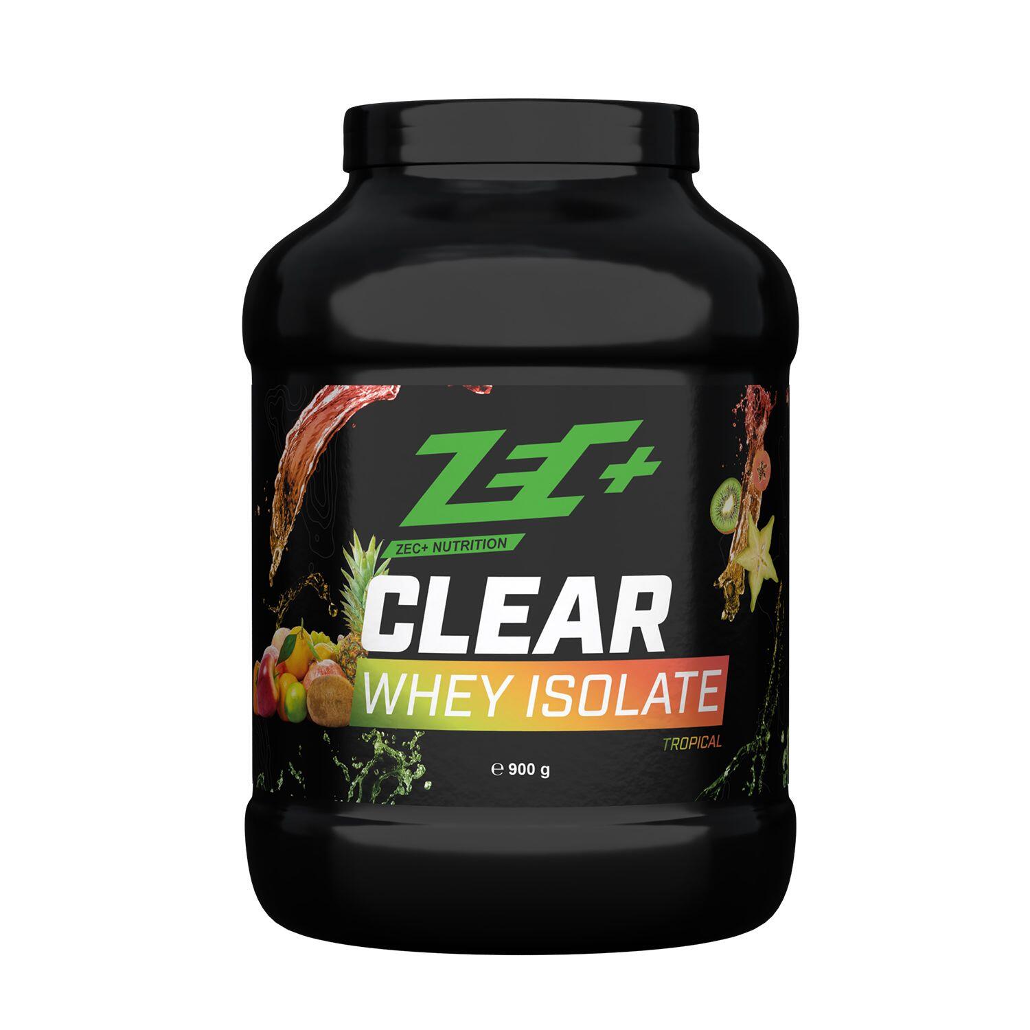 Zec+ Nutrition - Zec+ Clear Whey Isolate (900g) Tropical - Protéines - Protéines Claires - Whey Caséine - 900 G - Decathlon