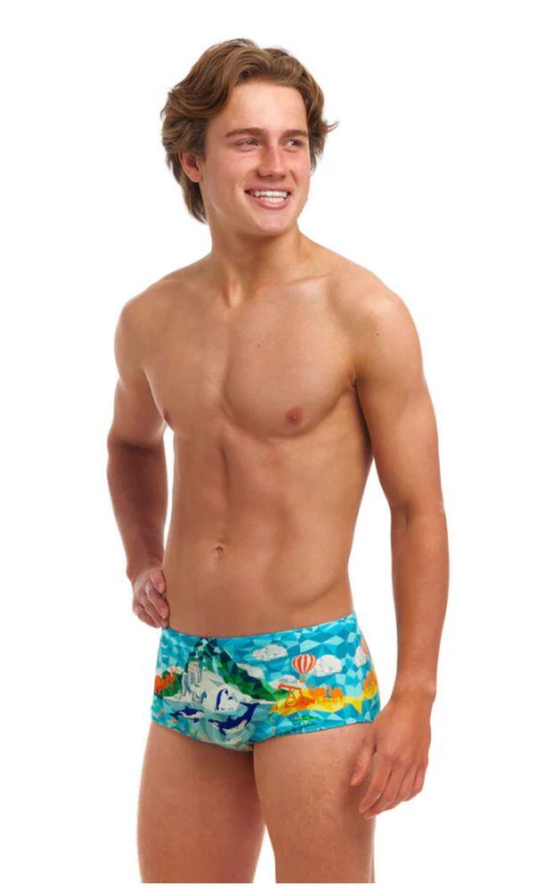 Kąpielówki chłopięce spodenki bokserki szybkoschnące na basen Funky Trunks 5/6