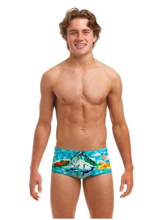 Kąpielówki chłopięce spodenki bokserki szybkoschnące na basen Funky Trunks