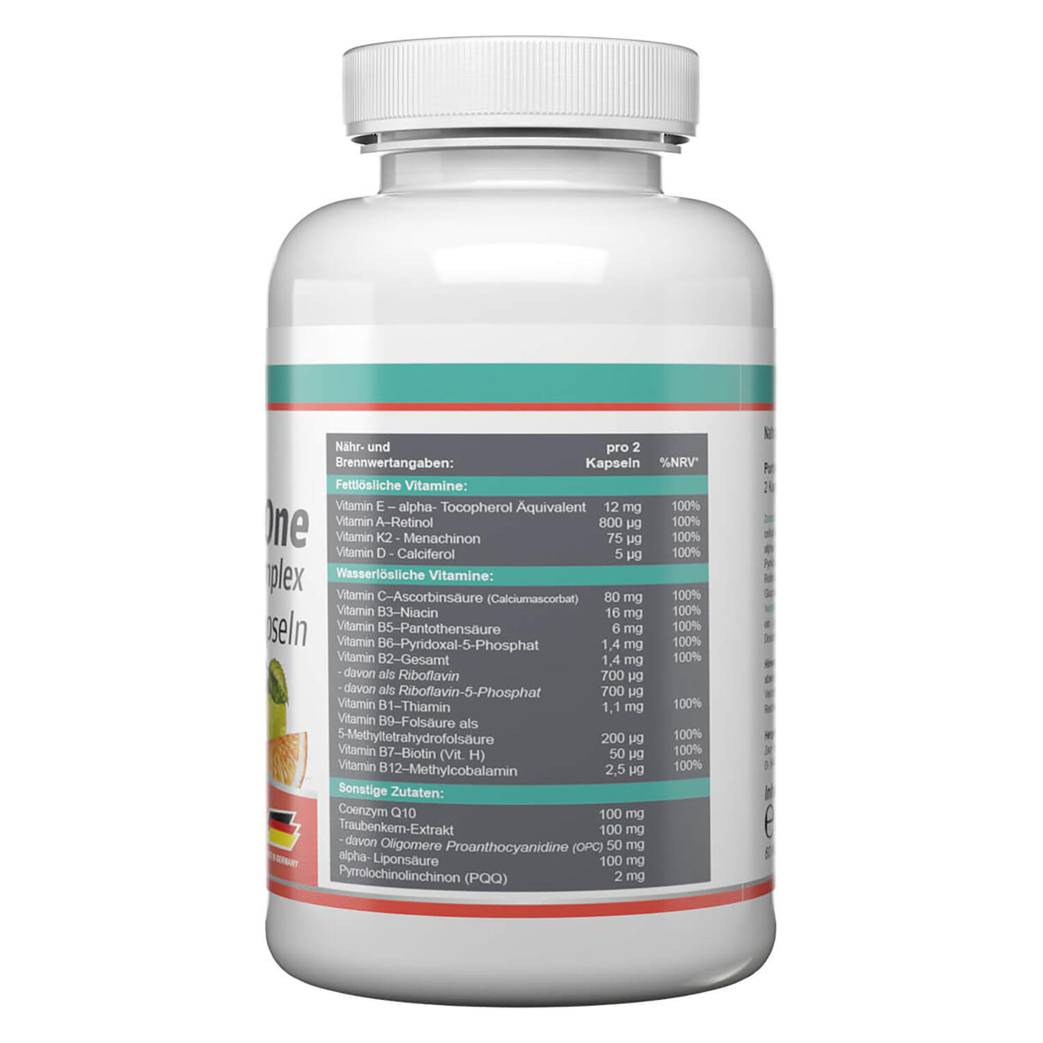 Zec+ Health+ All In One Multivitamin-Complex (60) Unflavoured 2/3