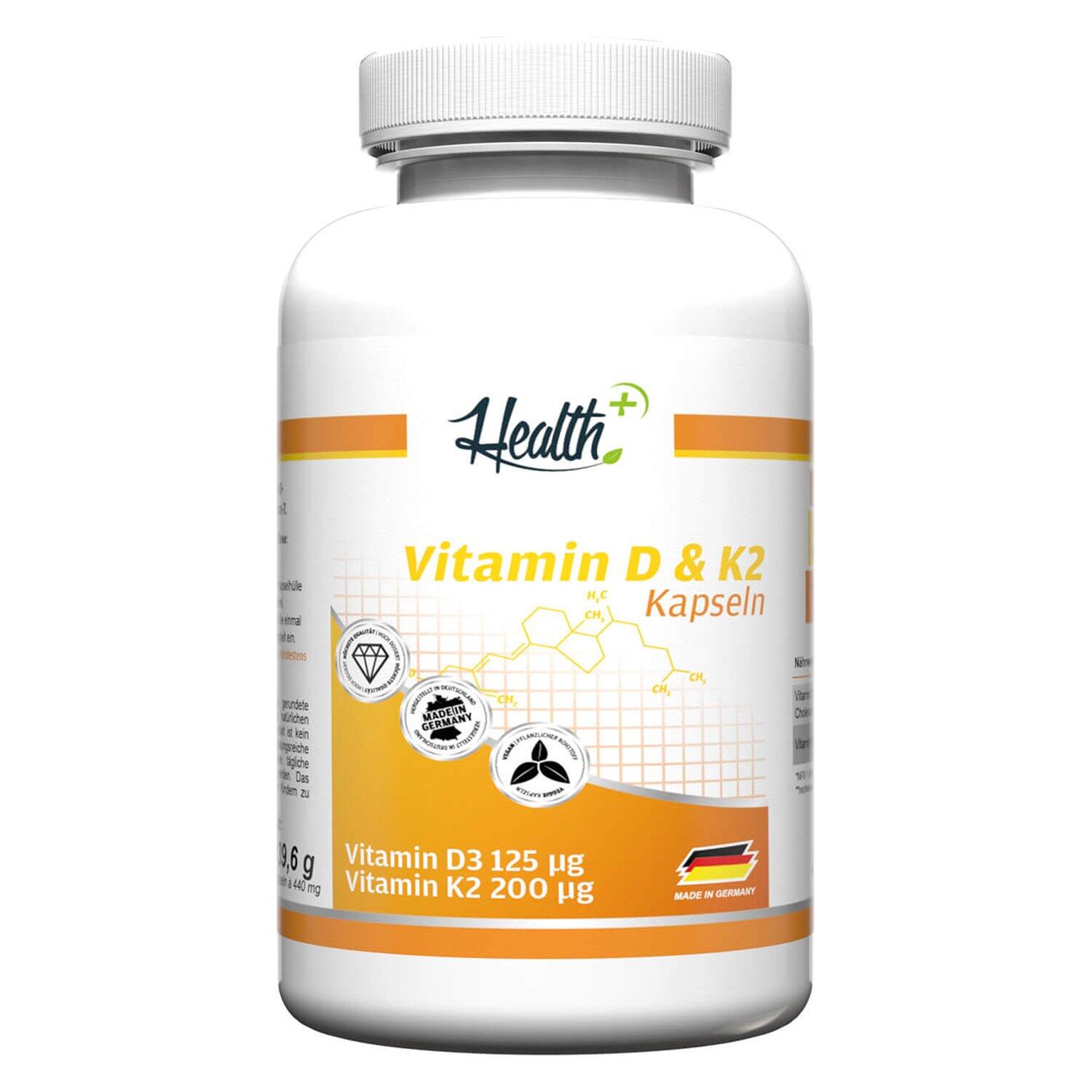 ZEC+ NUTRITION Zec+ Health+ Vitamin D3+K2 (90) Unflavoured - Vitamine, minerali e salute