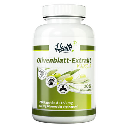 HEALTH+ Olivenblattextrakt, 120 Kapseln