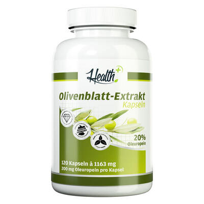 HEALTH+ Olivenblattextrakt. 120 Kapseln