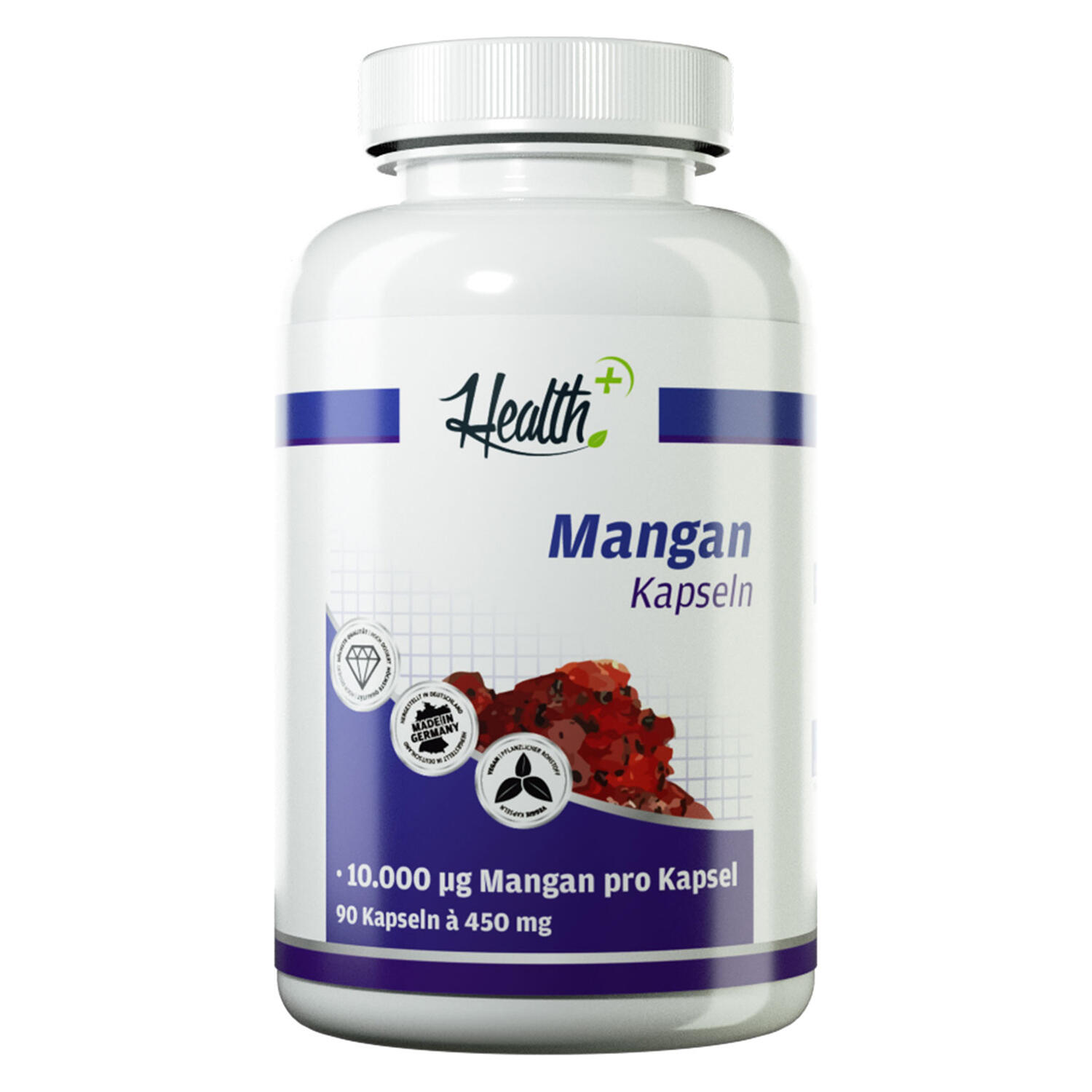 ZEC+ NUTRITION Zec+ Health+ Mangan (90) Unflavoured - Vitaminen, mineralen & gezondheid