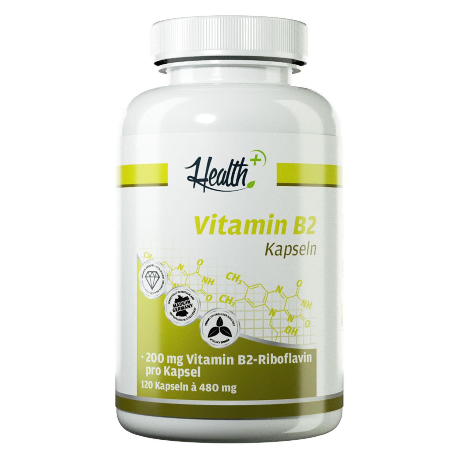 ZEC+ NUTRITION Zec+ Health+ Vitamin B2 (120) Unflavored - Vitaminen, mineralen & gezondheid