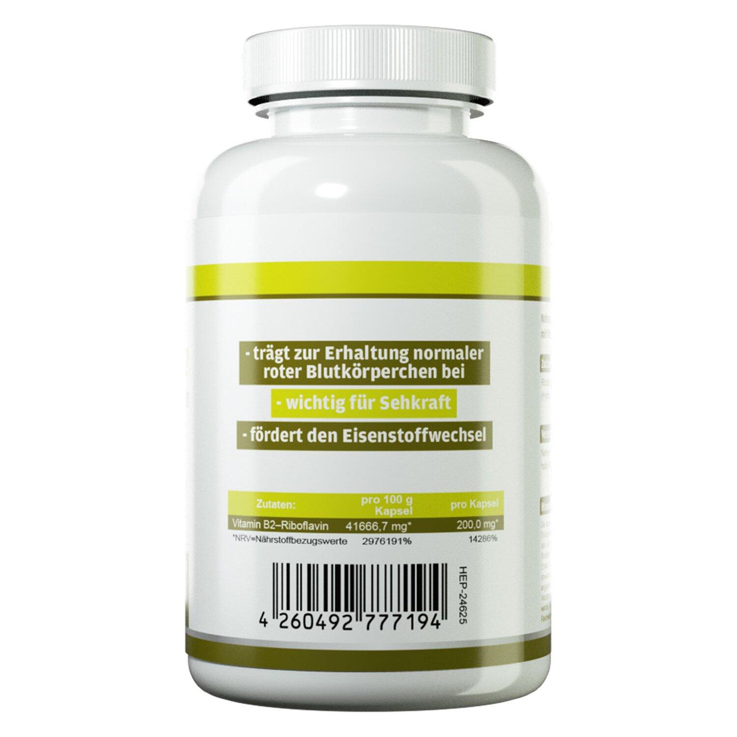 Zec+ Health+ Vitamin B2 (120) Unflavored - Vitamines, minéraux et santé 2/3