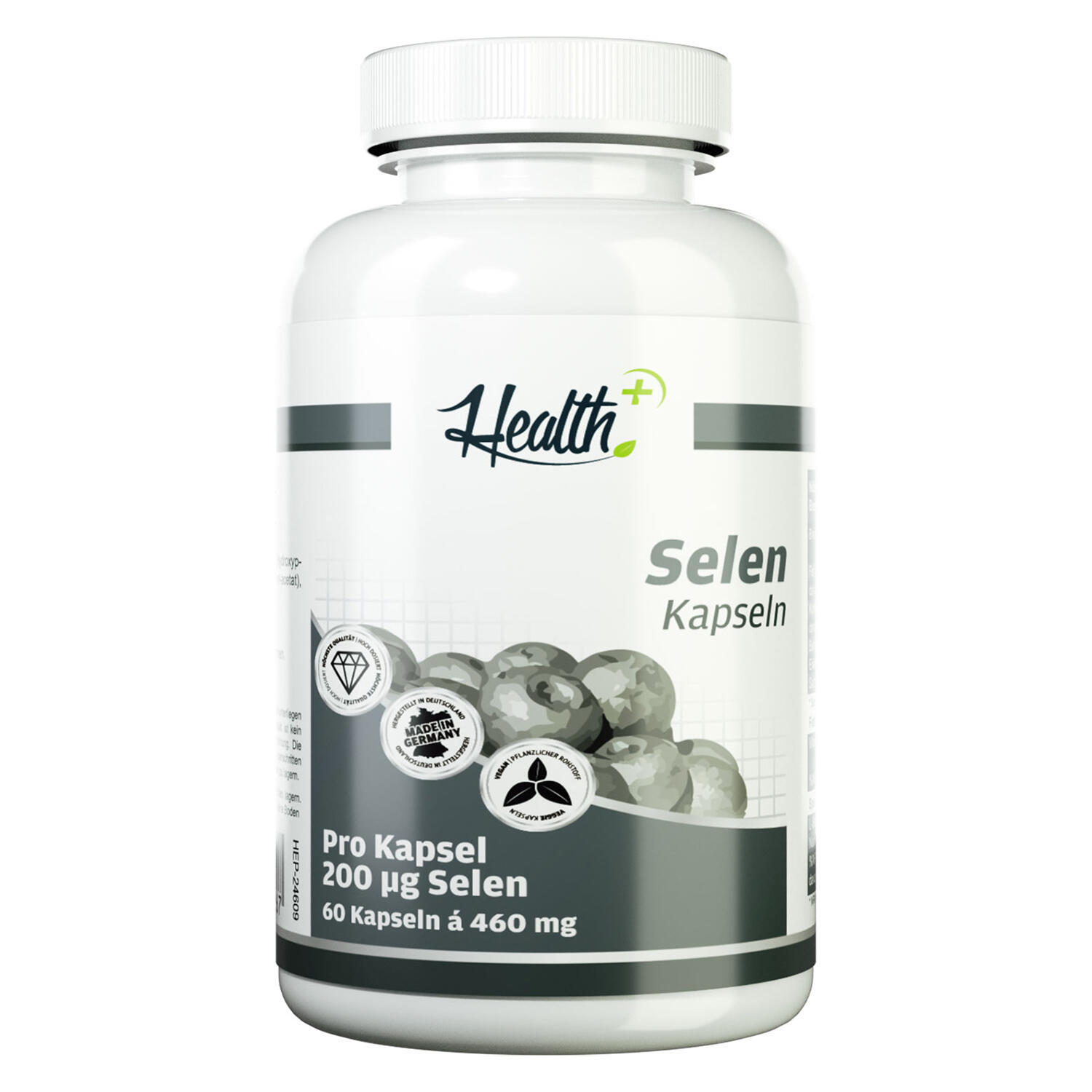 ZEC+ NUTRITION Zec+ Health+ Selenium (60 Caps) Unflavored - Vitaminen, mineralen & gezondheid