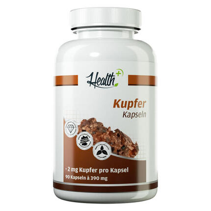 HEALTH+ Kupfer, 90 Kapseln