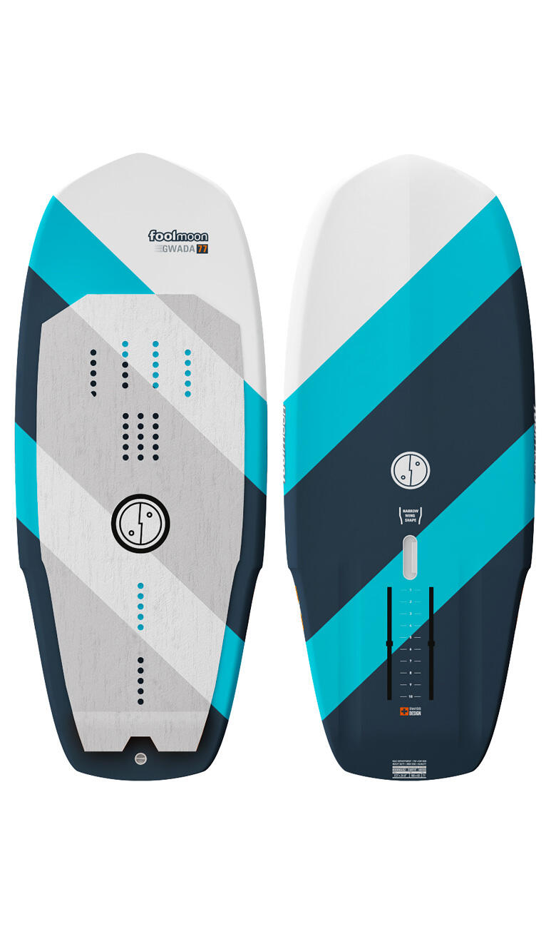 FOOLMOON Wing Tavola - Gwada 77 L - bianco/turchese/grigio