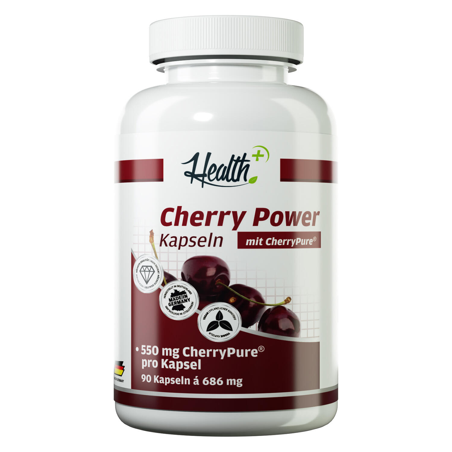 Zec+ Health+ Cherry Power (90 Caps) Unflavored - Vitamines, minéraux et santé 1/3