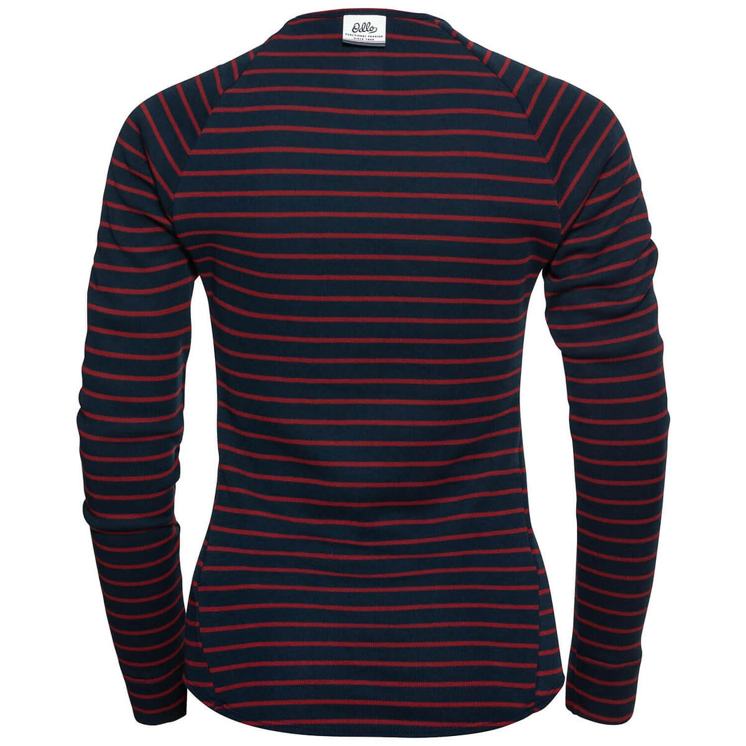 Camiseta térmica de manga larga para mujer ODLO Warm Originals Stripes Bl Top 2/7