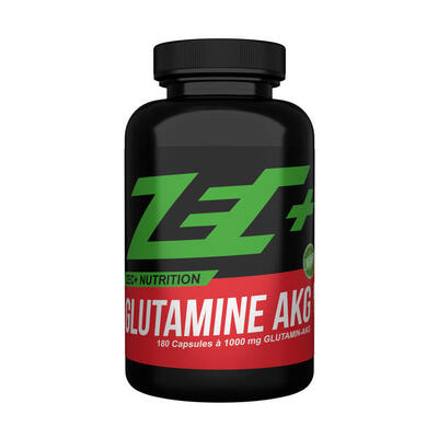 Zec+ glutamine akg (180 caps) unflavored - aminozuren - glutamine