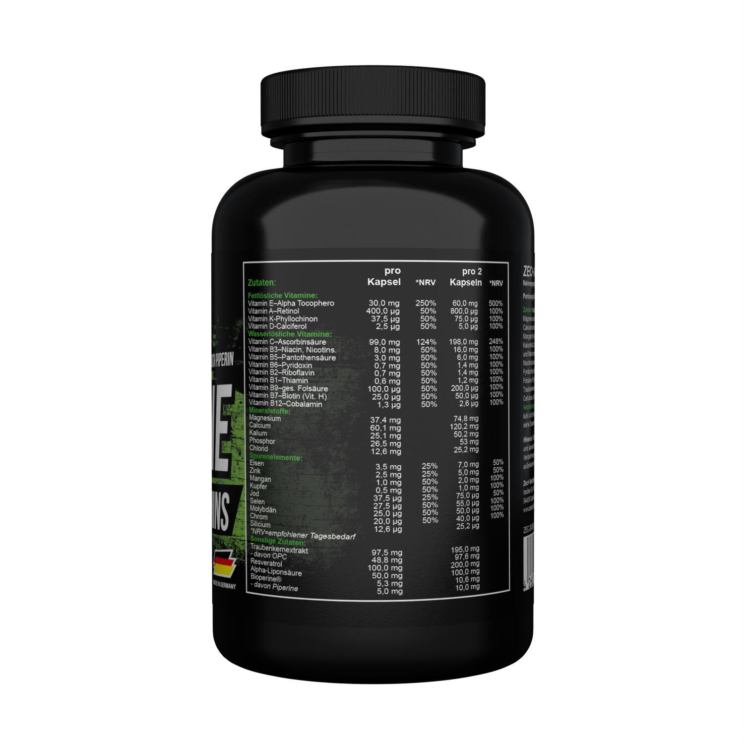 Zec+ All In One Antioxidant & Vitamins (120 Caps) Unflavored 2/3