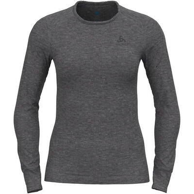 Odlo shirt ronde hals lange mouwen active warm eco thermoshirt grijs 3xl