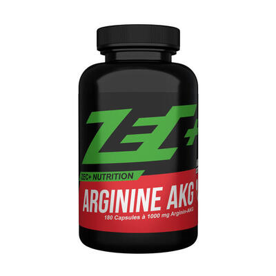 Zec+ arginine akg (180 caps) unflavored - aminozuren - arginine