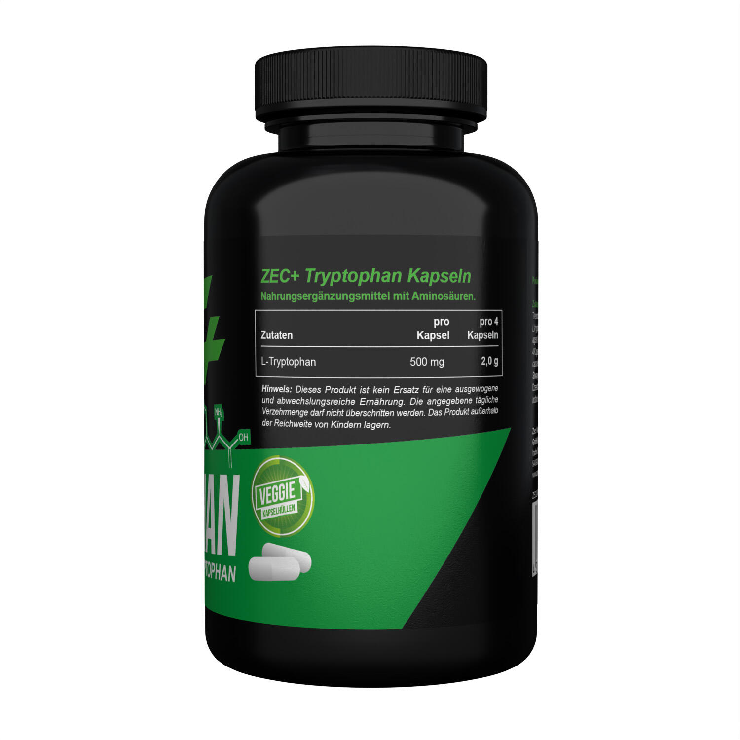 Zec+Tryptophan, 120 Kapseln 2/3