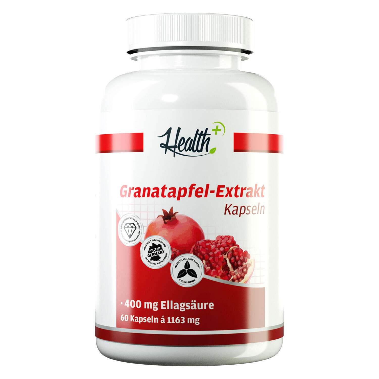ZEC+ NUTRITION Zec+ Health+ Pomegranate Extract (60 Caps) Unflavored