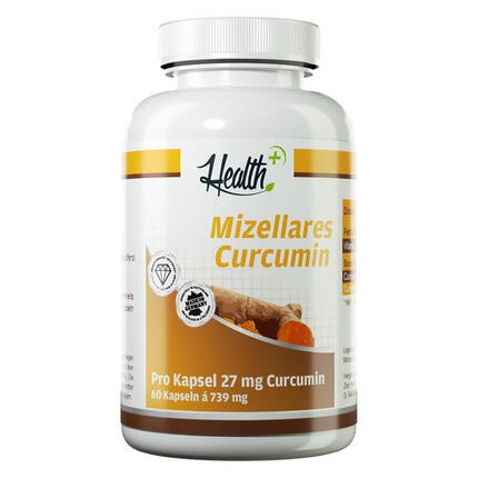 HEALTH+ Mizellares Curcumin, 60 Kapseln