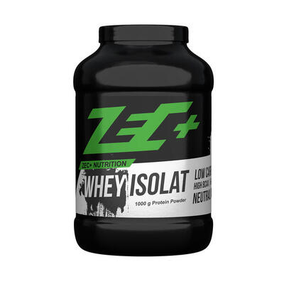 Zec+ whey isolate (1000g) neutral - eiwitten - wei-eiwit isolaat