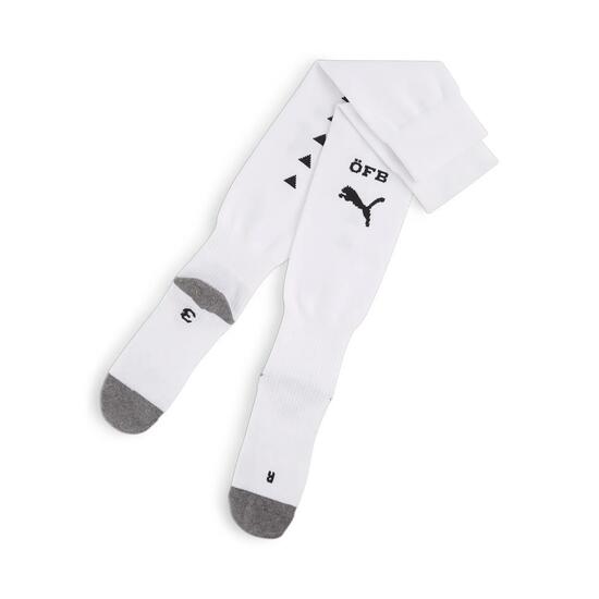 Chaussettes de football avec logo de l’équipe d’Autriche PUMA White Black