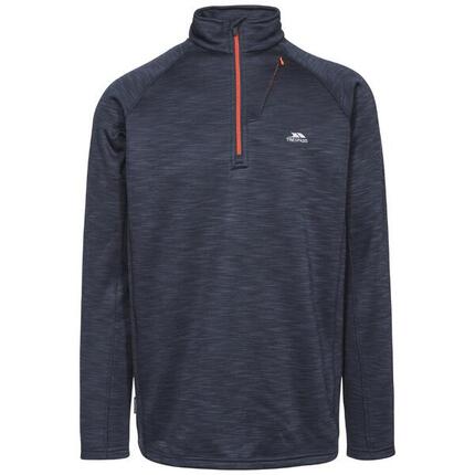 Heren Collins Half Zip Fleece Vest (Zwart)