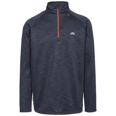 Heren collins half zip fleece vest (navy)