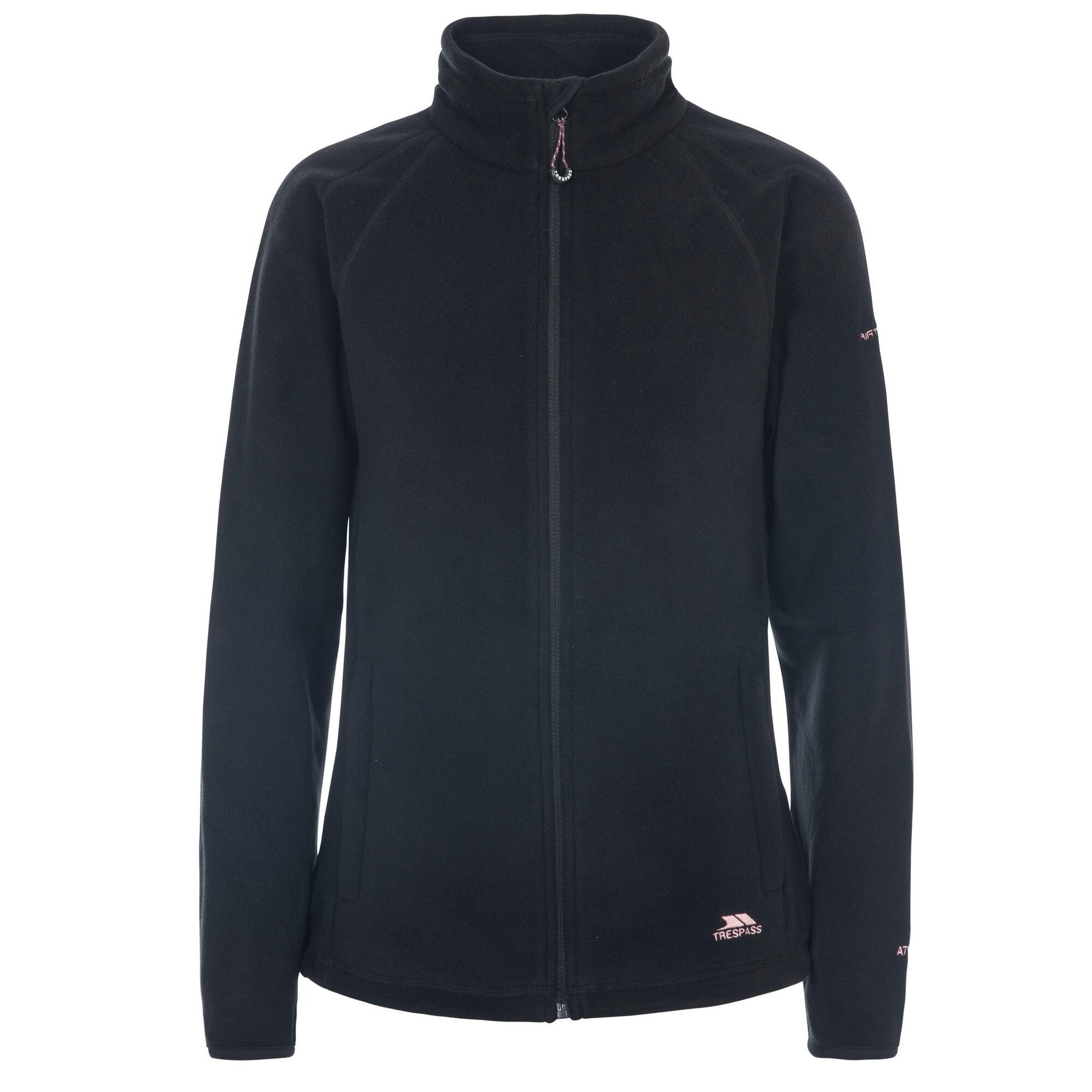 TRESPASS Giacca In Pile Donna Trespass Nonstop Nero