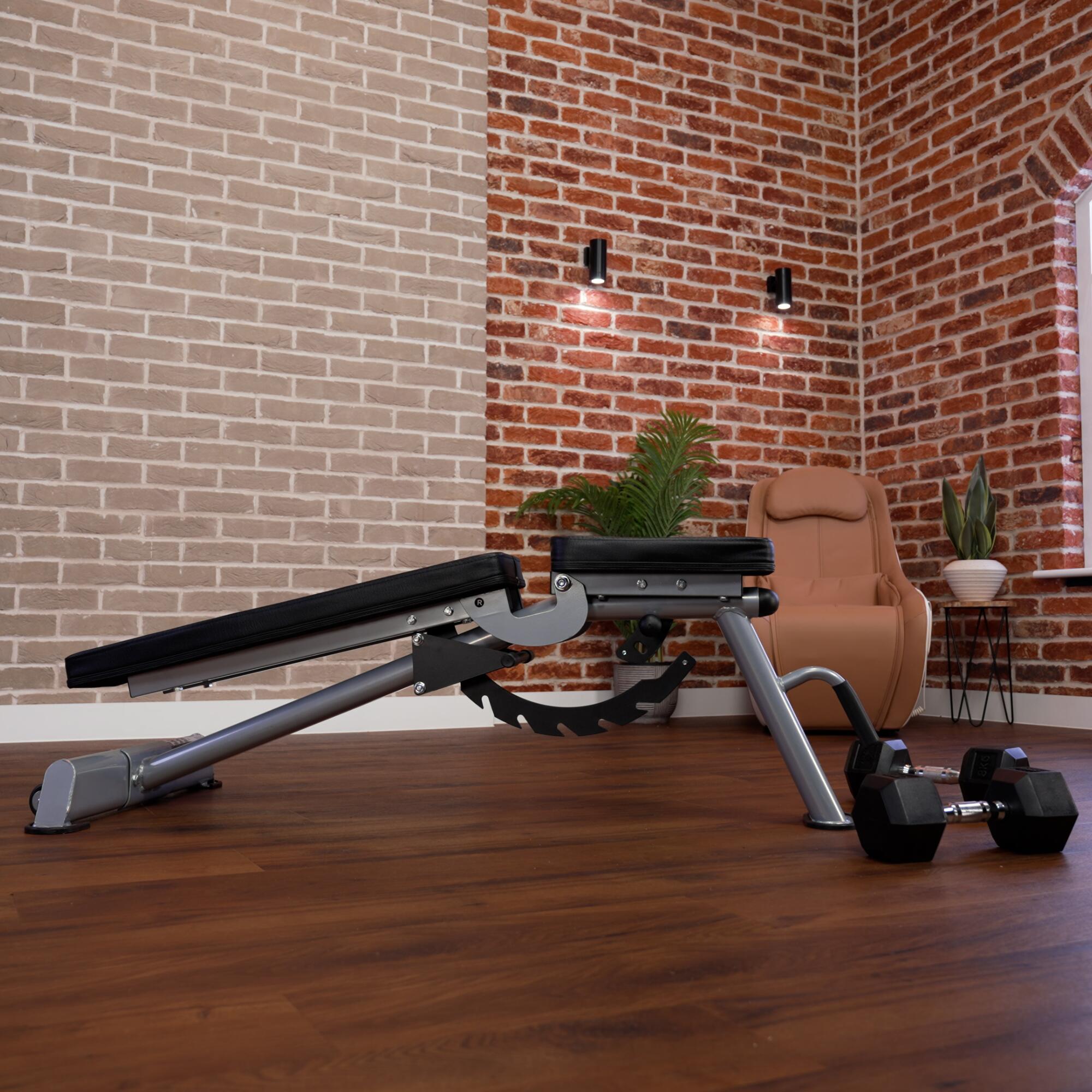 Horizon Adonis Gym Bench Flat Incline Decline HORIZON Decathlon