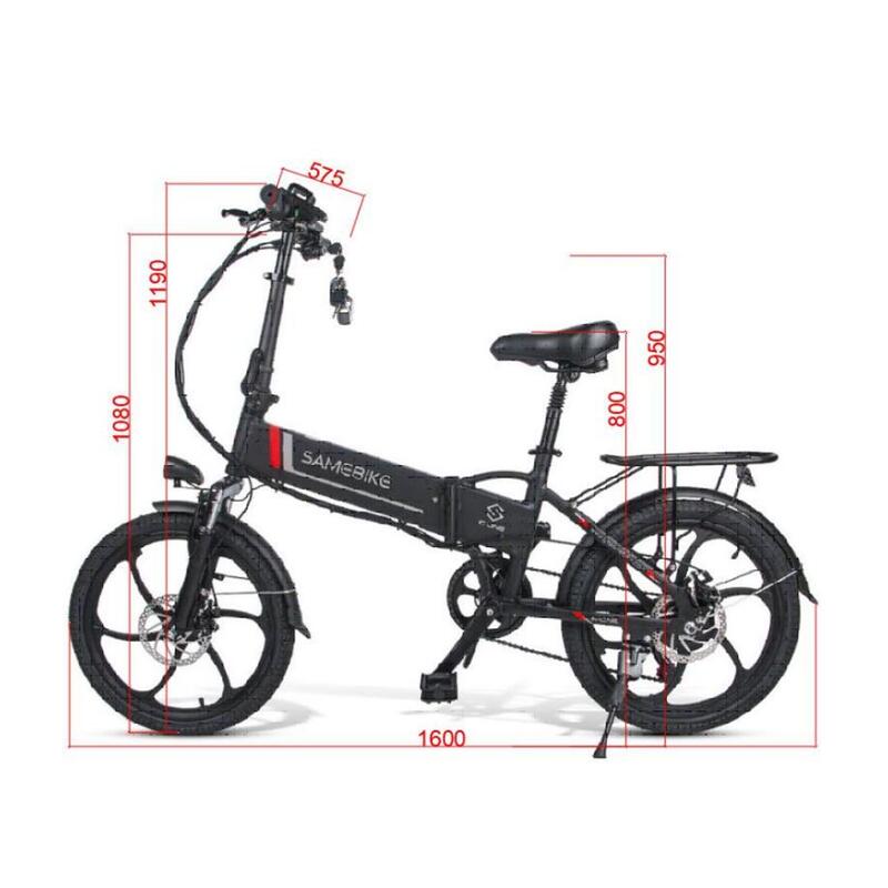 Vélo électrique pliable 20LVXD30 48V-10,4Ah (499Wh) - roue 20"