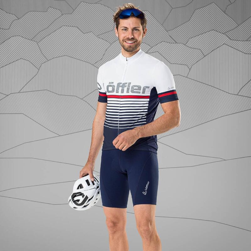 Fietsshirt korte mouwen M Bike Jersey FZ Messenger 23 - Blauw 4/5