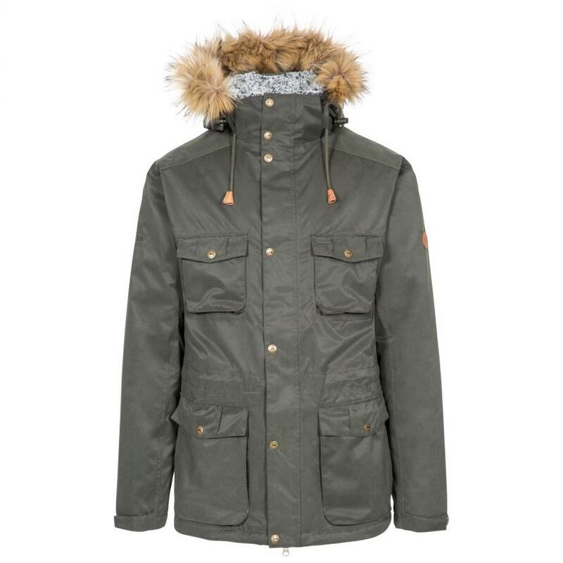 Quebeckford Jacke, wasserfest für Herren Olive