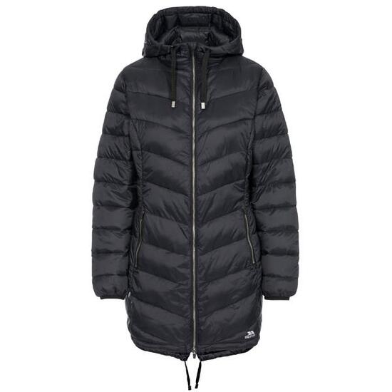 Doudoune RIANNA Femme Trespass noire, synthétique, capuche