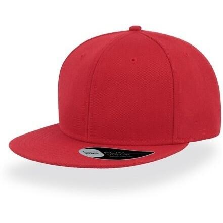 Casquette visière plate Enfant (Rouge)