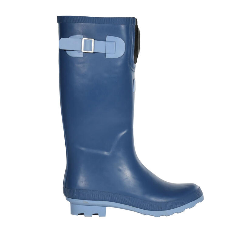 Dames Fairweather Shine LED Wellington Boots (Leisteenblauw)