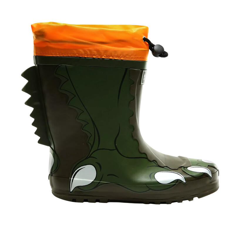 Botas de Agua Mudplay Entrada por Deslice, Cordón Diseño Dinosaurios para