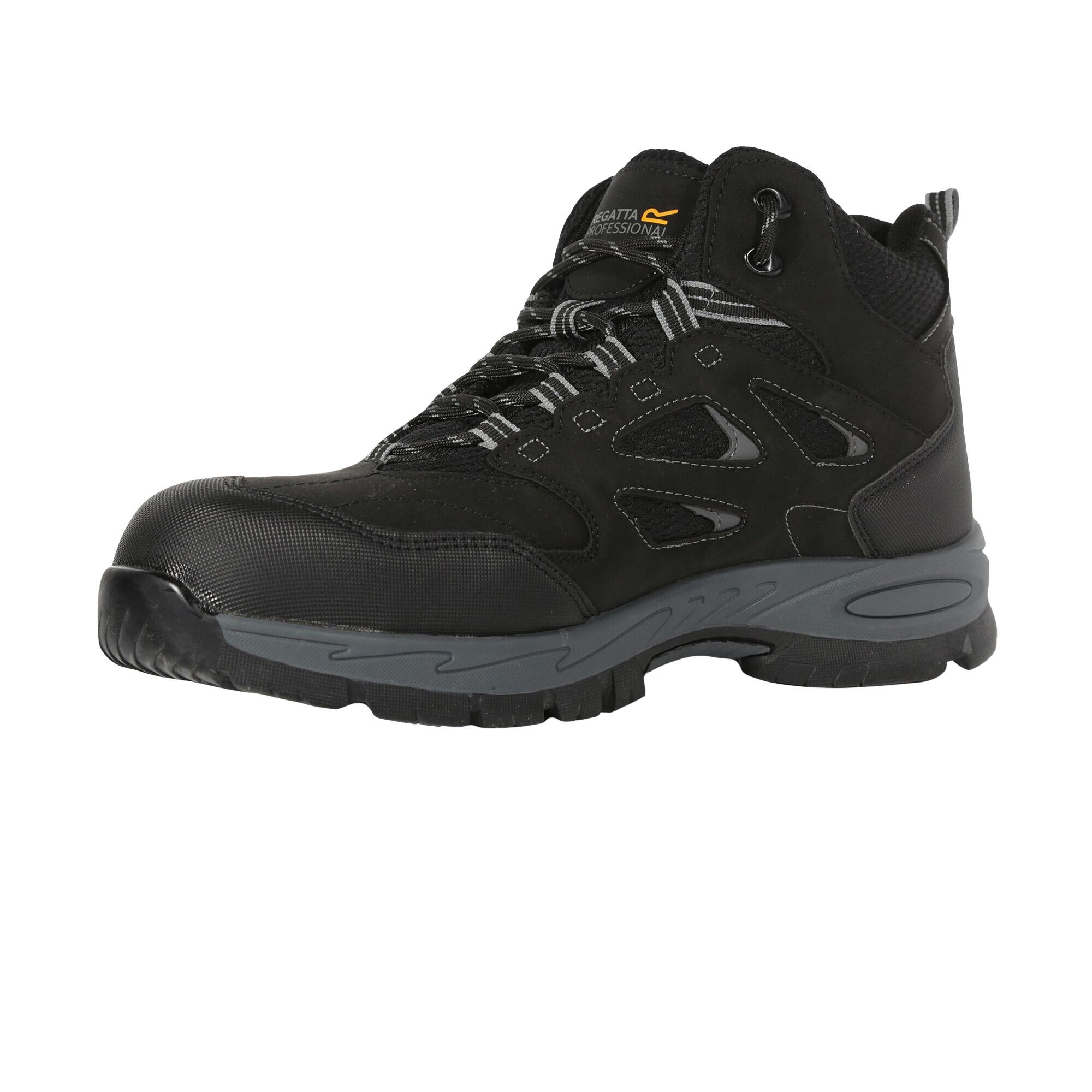 Mens Safety Boots (Black/Granite) 3/5