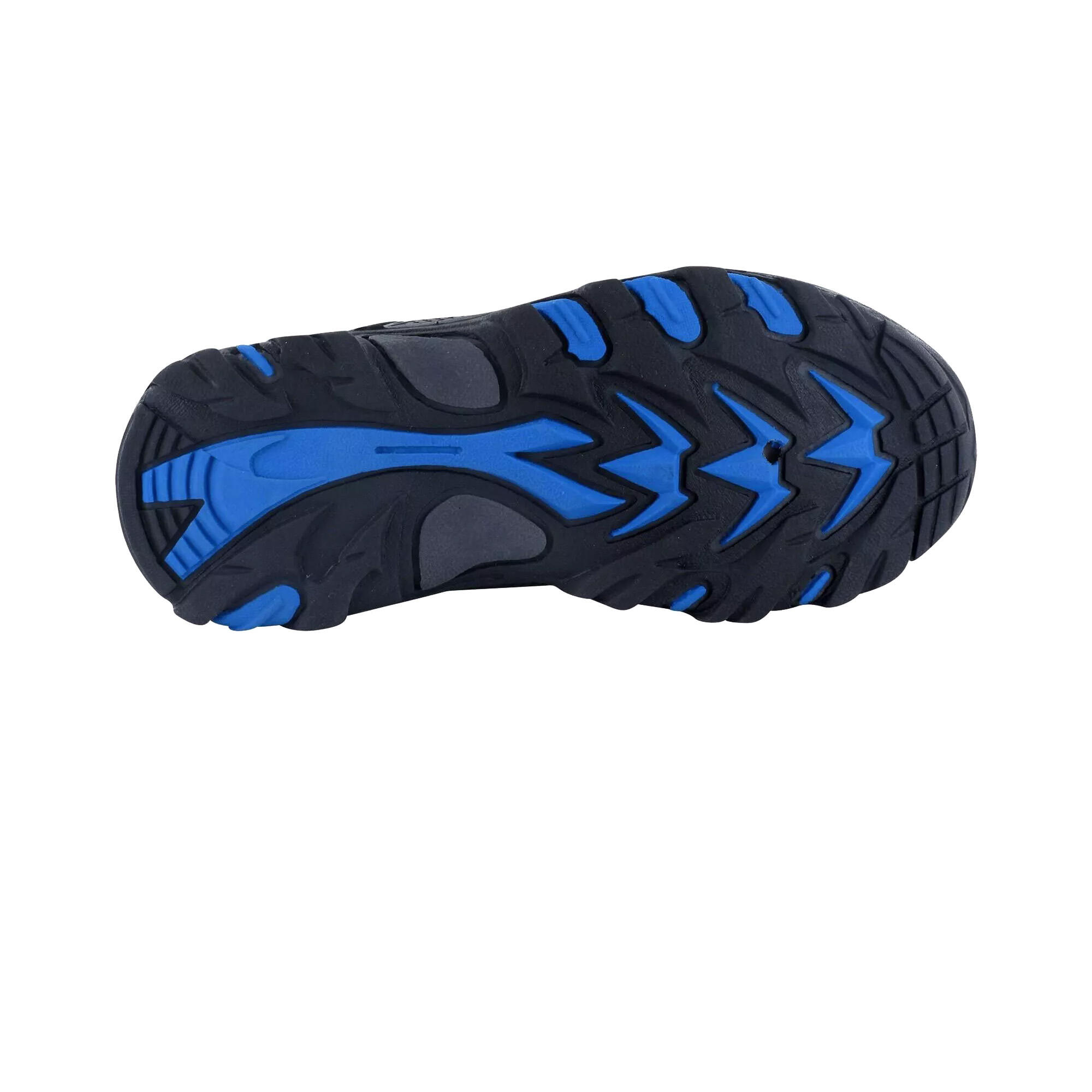 Boys Blackout Low Cut Walking Shoes (Black/Blue) 4/4
