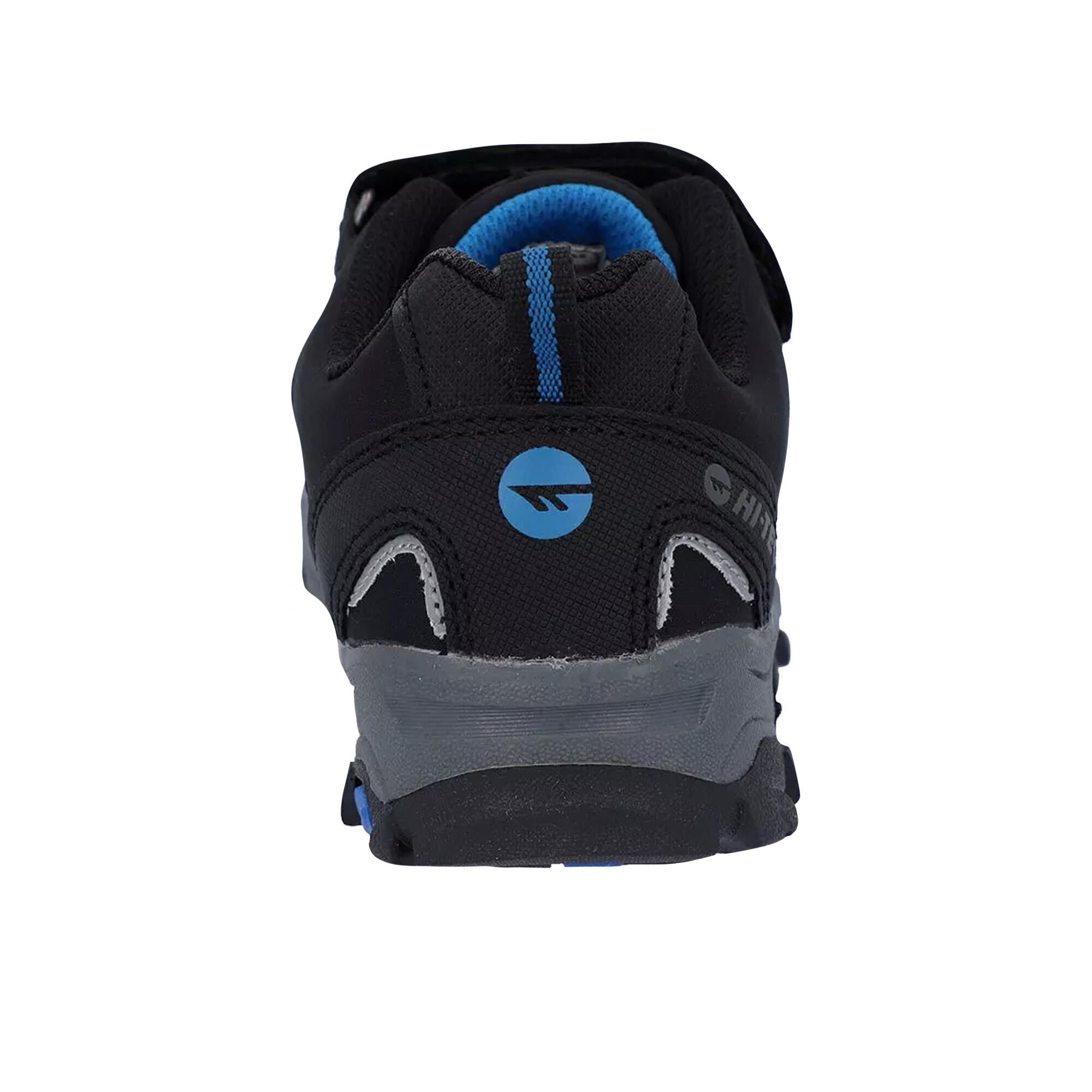 Boys Blackout Low Cut Walking Shoes (Black/Blue) 2/4