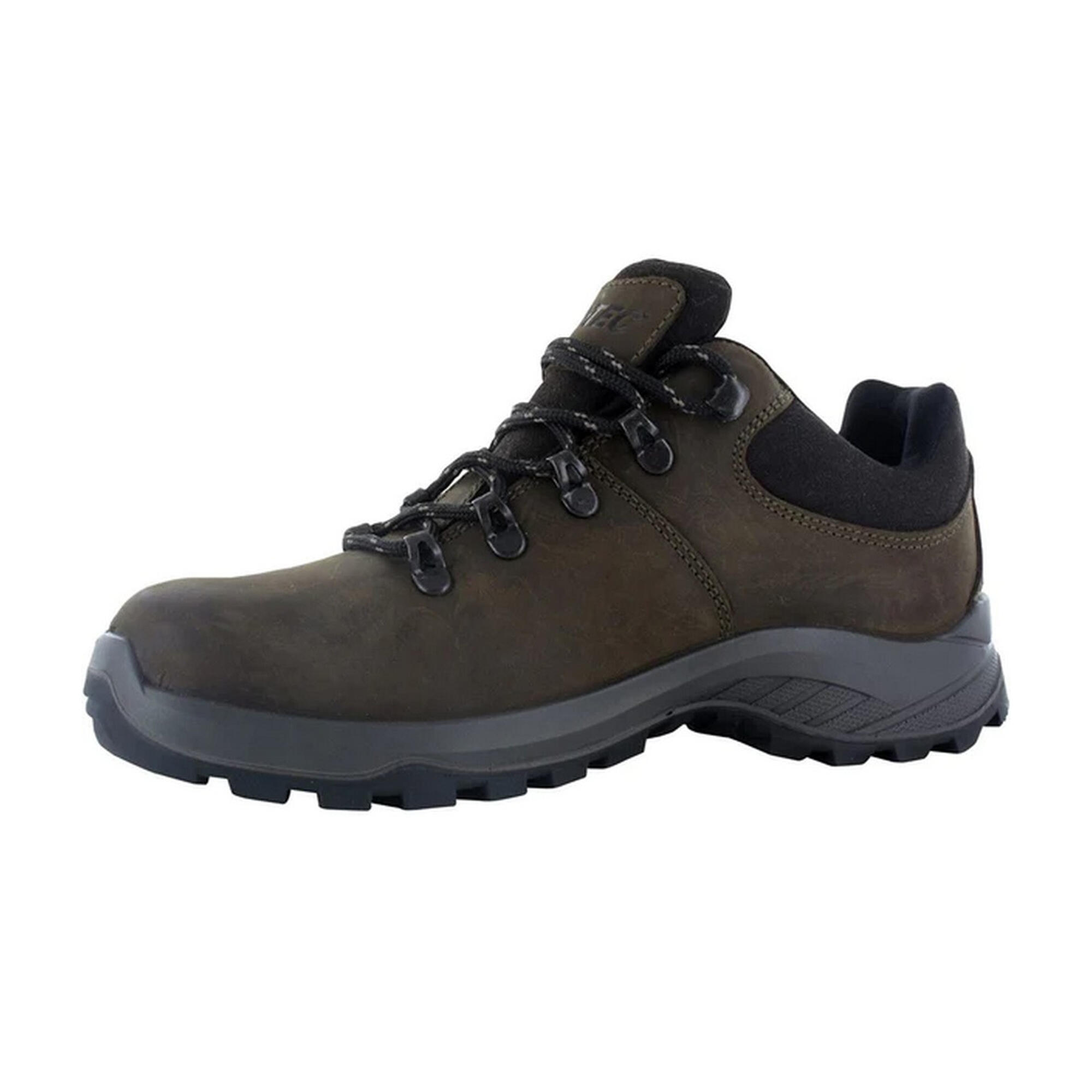 Mens Walk Lite Camino Ultra Leather Shoes (Brown) 2/4