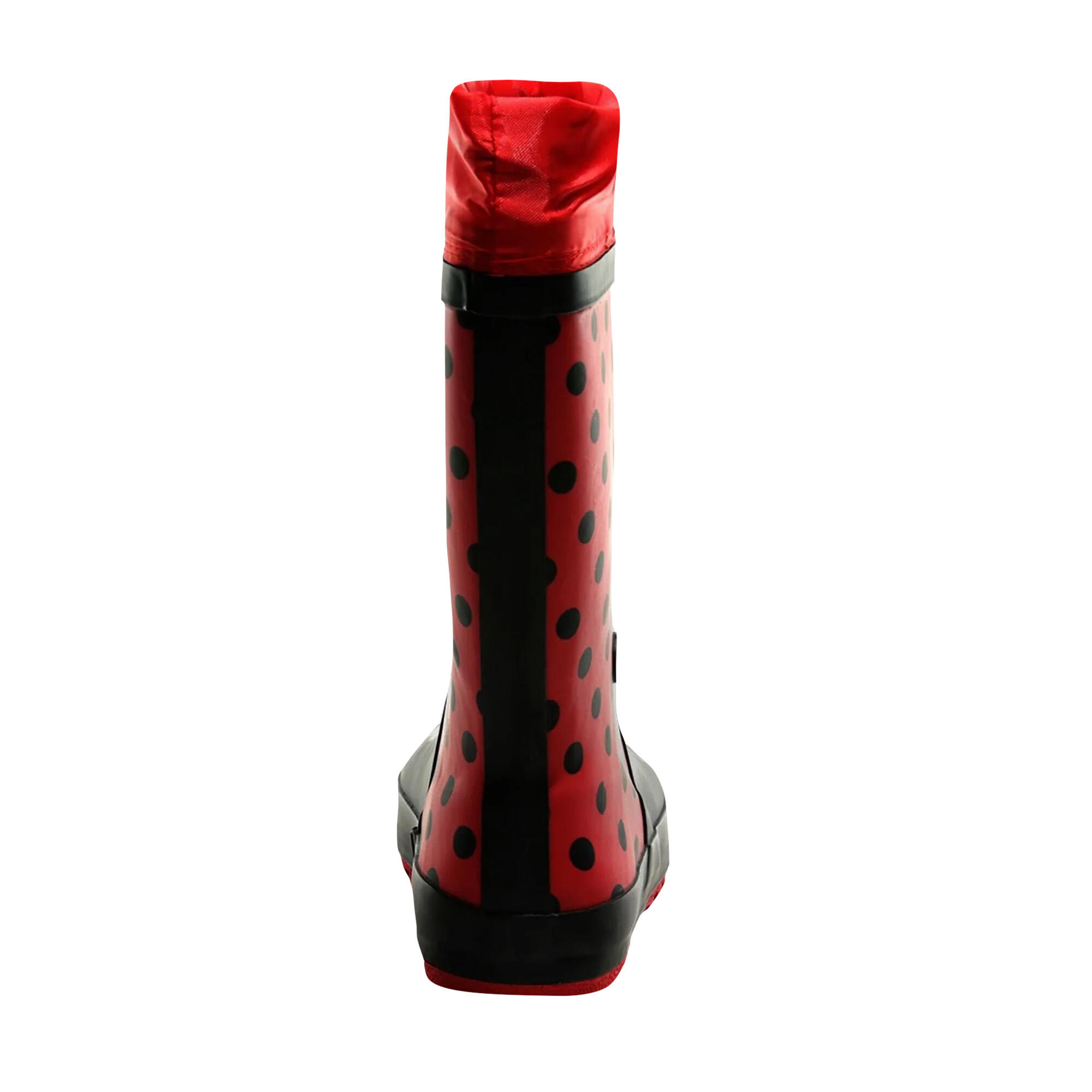 Mudplay Dinosaurier Gummistiefel Kinder Rot/Schwarz 2/5